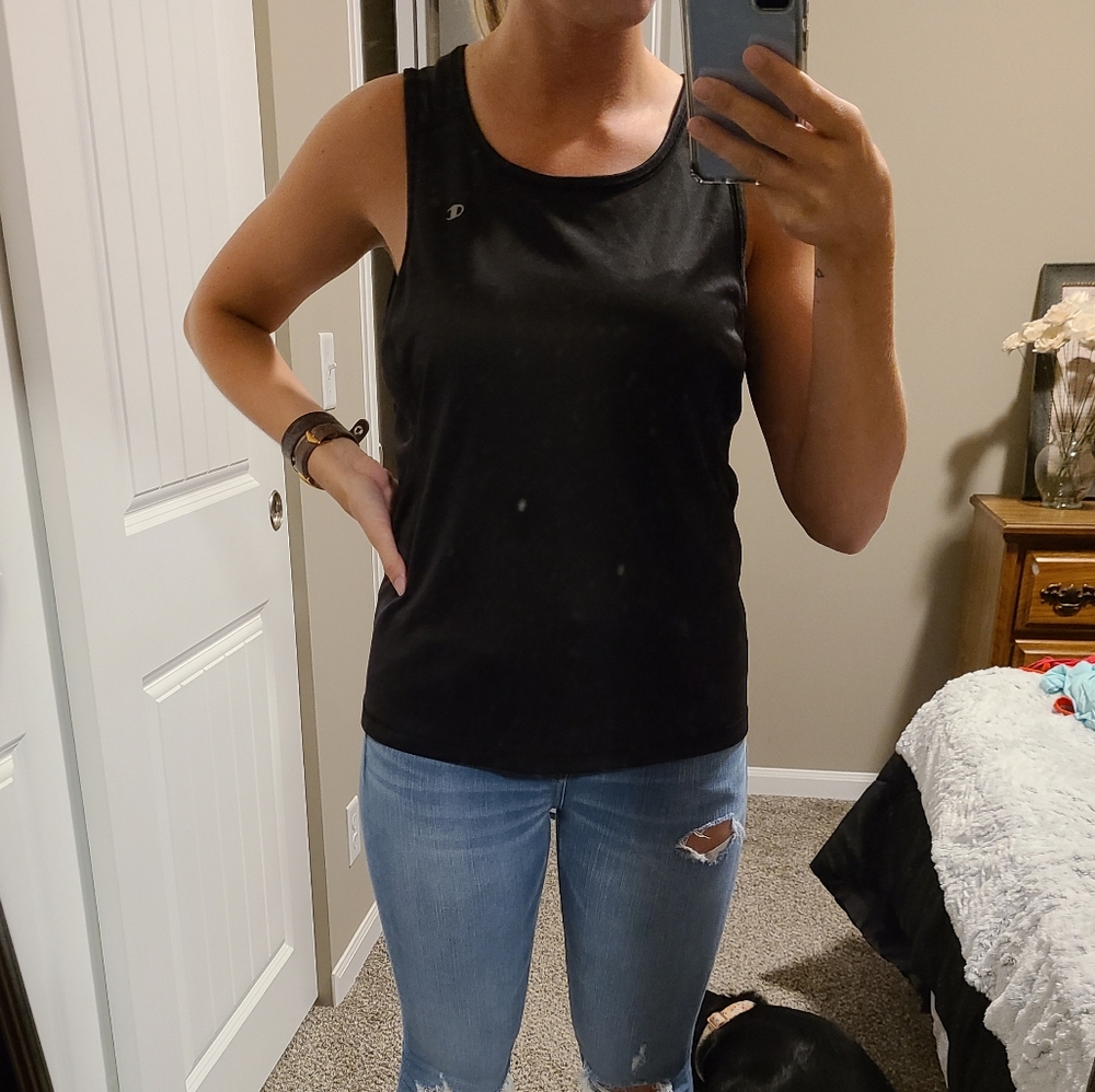 Black Champion workout tank